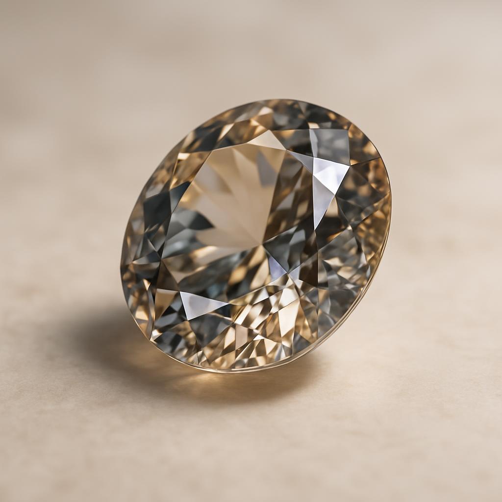 Gemstone in focus